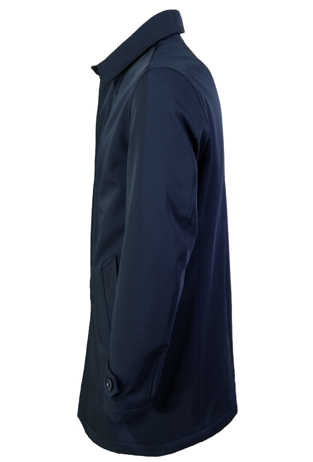 Trench Uomo Invernale Dresserd Impermeabile Trapunta Interna - BLU