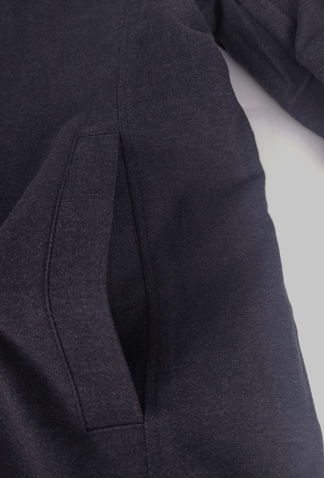 Trench Uomo invernale Double Face Tessuto tecnico  misto lana - BLU NAVY