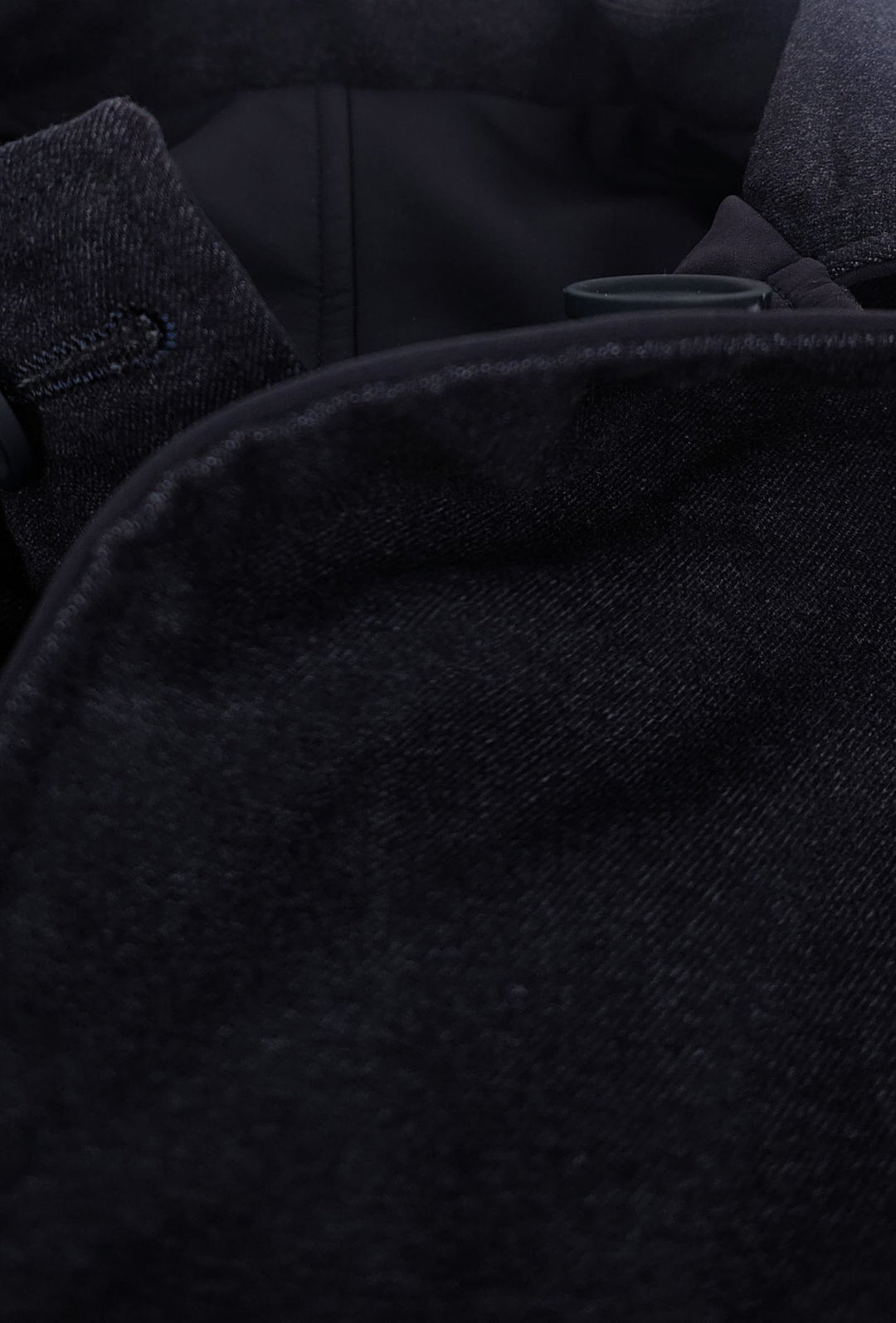 Trench Uomo invernale Double Face Tessuto tecnico  misto lana - BLU NAVY