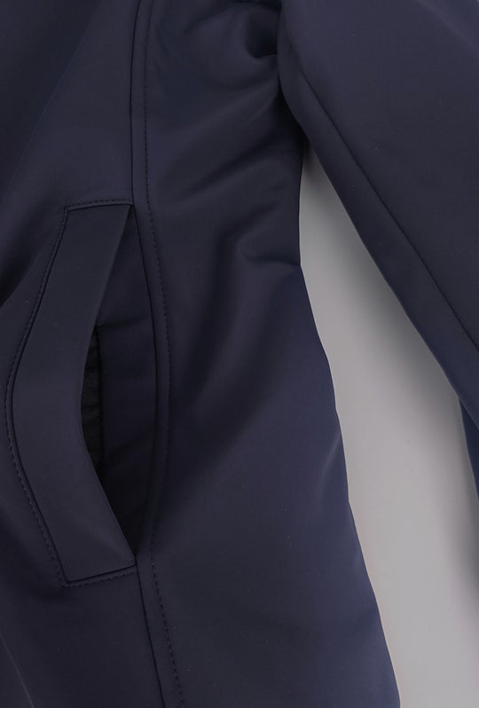 Trench Uomo invernale Double Face Tessuto tecnico  misto lana - BLU NAVY
