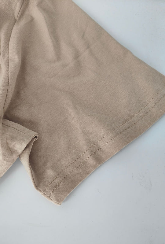 T- Shirt Uomo MARINA YACHTING 100% cotone logo piccolo ricamato lato cuore- BEIGE