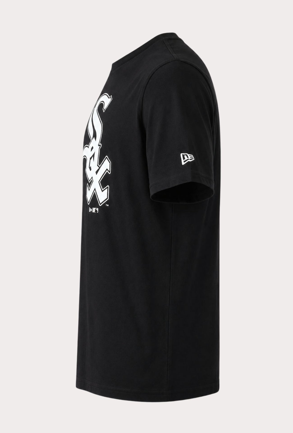 T-Shirt Uomo NEW ERA logo SOX centrale stampato  100% Cotone- NERO