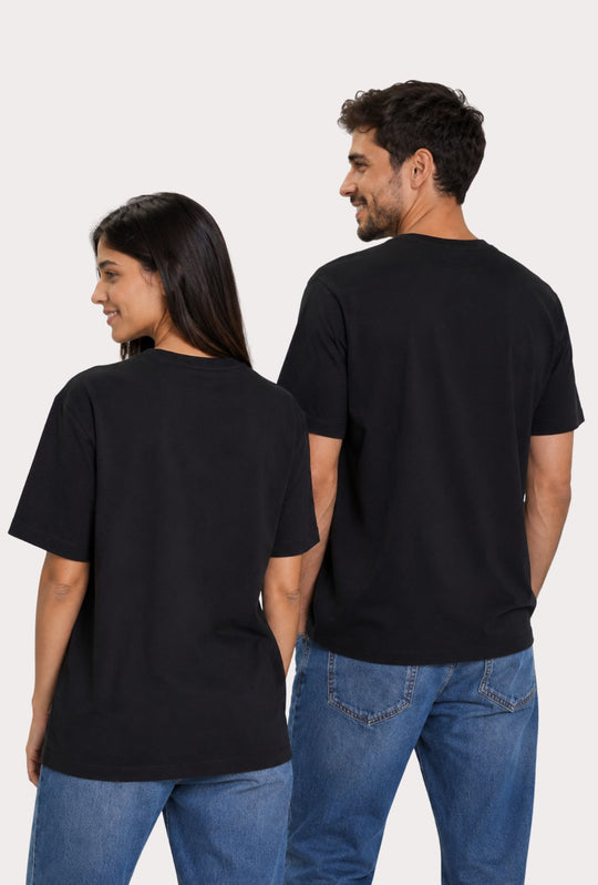 T- Shirt GUESS UNISEX 100% cotone- NERO