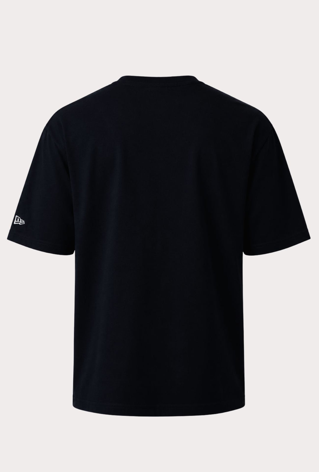 T-Shirt Uomo Oversize Girocollo NEW ERA  100% Cotone logo ricamato lato cuore-NERO