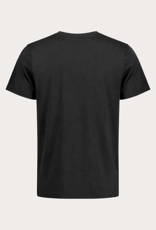 T-shirt uomo Tommy Jeans 100% Cotone logo ricamato lato cuore - NERO