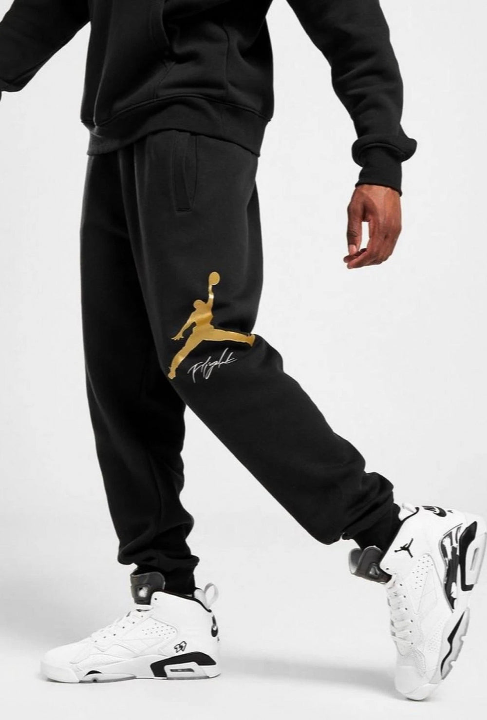 Tuta uomo nike JORDAN baseline  con cappuccio - NERO
