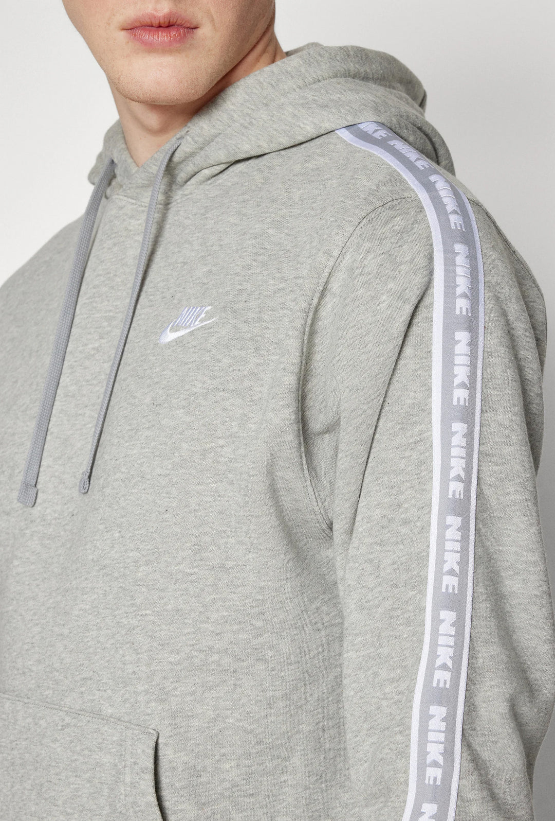 Tuta Uomo NIKE Sportswear modello Club Suite con bande laterali - GRIGIO