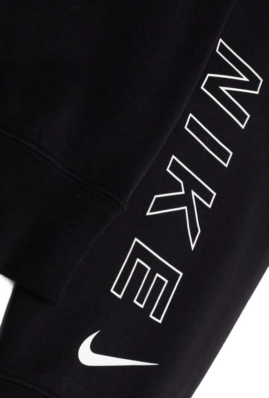 Tuta Nike Uomo Completa Felpata con Cappuccio  Full Zip- NERO