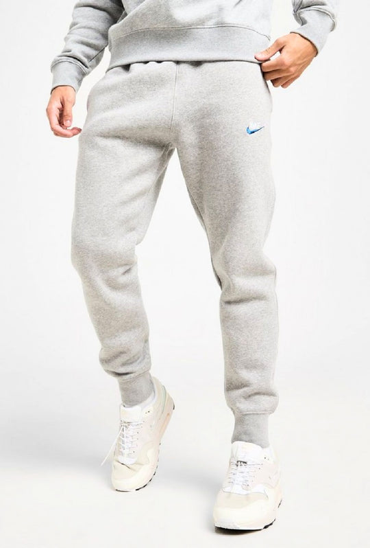 Tuta Uomo NIKE con felpa full zip e pantalone con polsino - GRIGIO