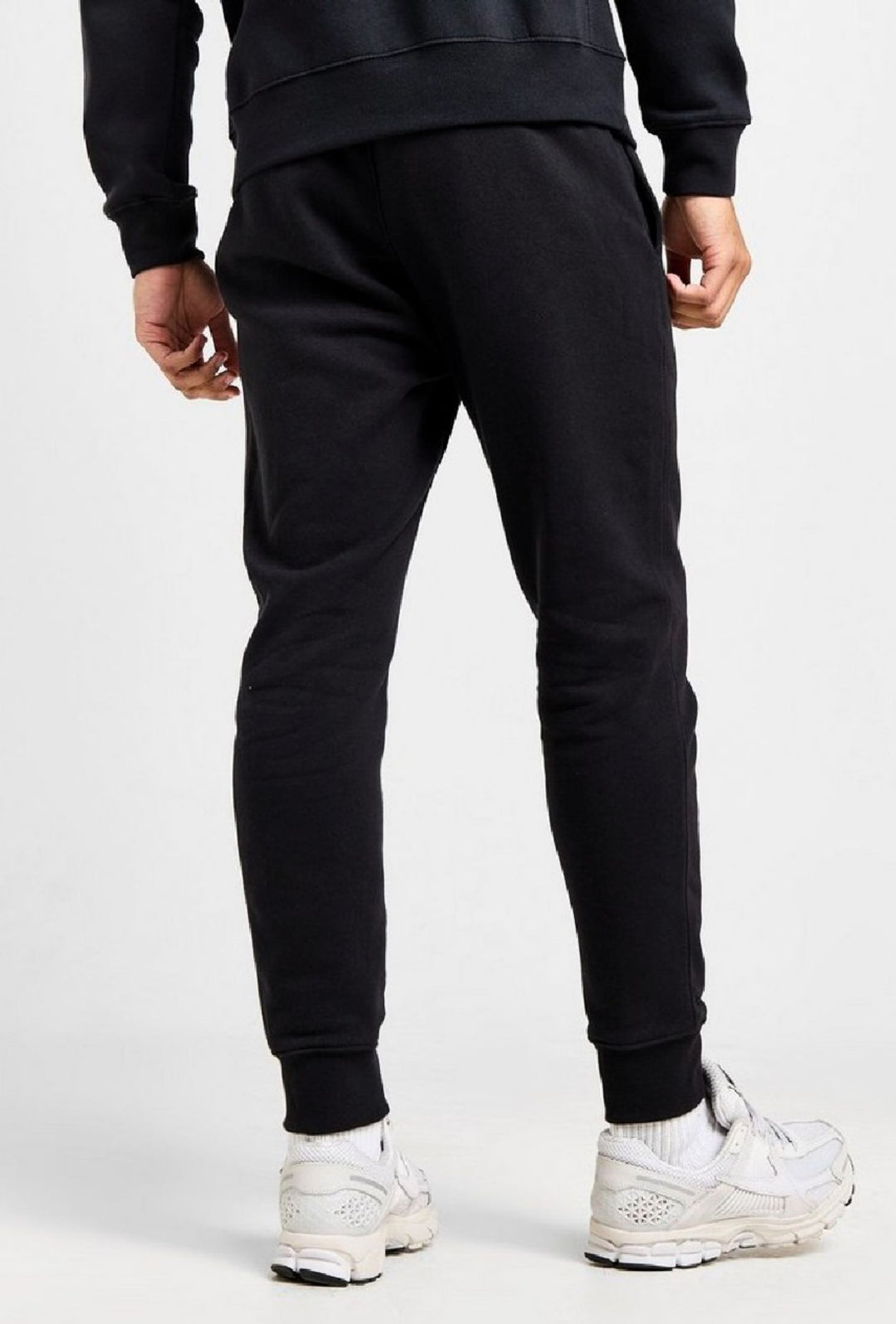 Tuta Uomo NIKE con felpa full zip e pantalone con polsino - NERO