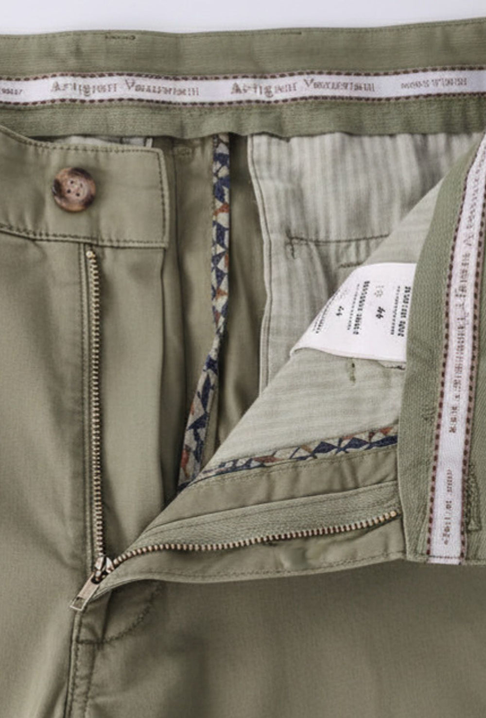 Pantalone Uomo Cotone Leggero Made in Italy Slim Fit Gamba stretta Dresserd -  VERDE
